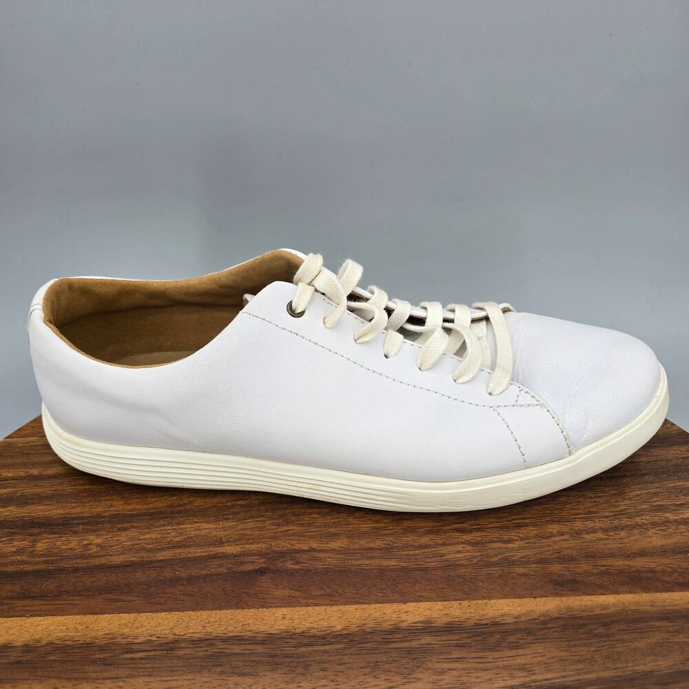 Cole Haan Grand Crosscourt Shoes Womens 10.5 B White Leather Casual Sneakers